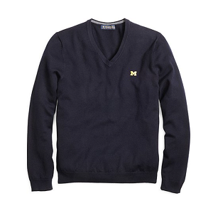 University of Michigan V-Neck Sweater